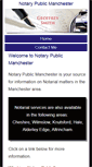 Mobile Screenshot of notarypublicmanchester.com