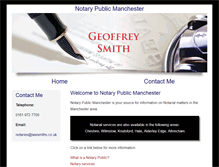Tablet Screenshot of notarypublicmanchester.com